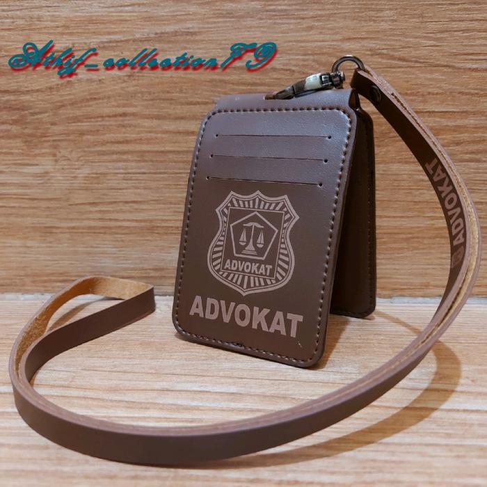 Tempat Id Card Kulit Lipat Advokat