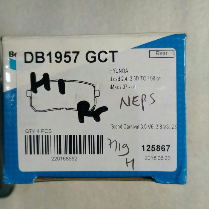 Bendix Db 1957 Kampas Rem Belakang Hyundai H1 Berkualitas