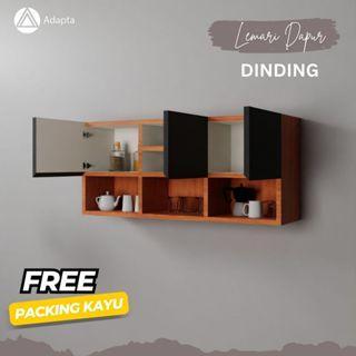 ` Lemari rak Bumbu dinding tempel - Lemari Gantung Dapur rak dinding