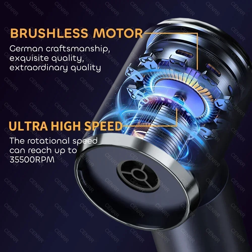 cenrr CENRR Car Vacuum Cleaner High Suction 210000PA Hand Held Vacuum Cleaner