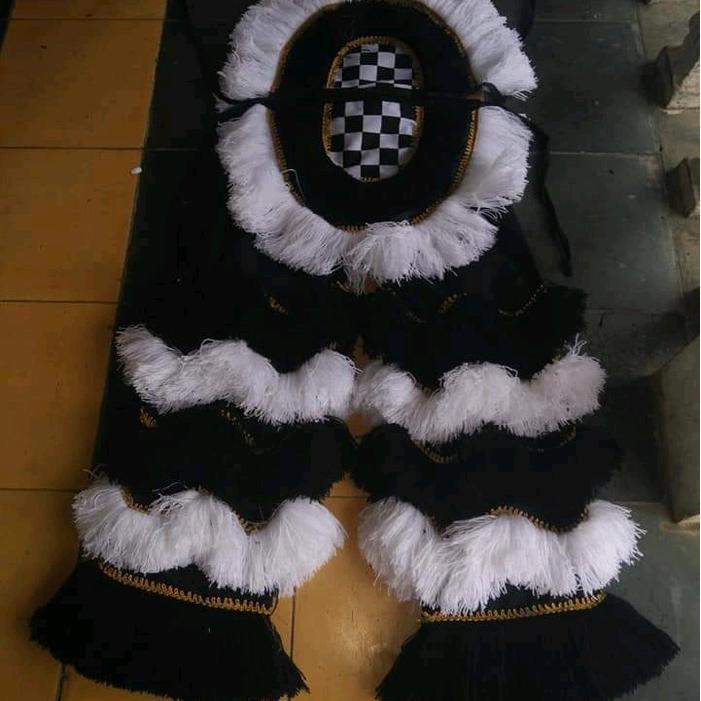 MURAH sual barong dewasa hitam putih