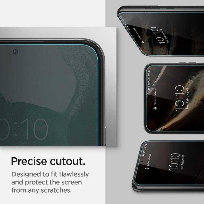 Tempered Glass For Samsung Galaxy S22 Ultra Plus Spigen Glas Tr Ez Fit Clear Hd Anti Gores Protector