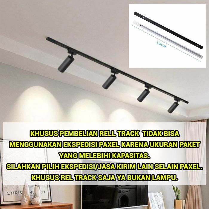 LAMPU RELL TRACK SOROT LAMPU LED SOROT TRACKLIGHT REL SPOTLIGHT