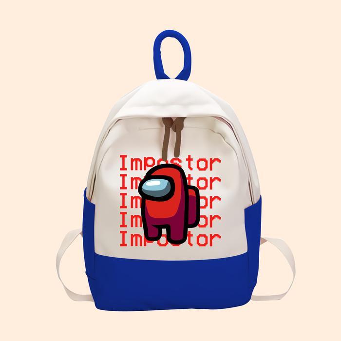Tas Anak Game Among Us Anak SD TK Kantong Backpack Karakter Anak AMS-04