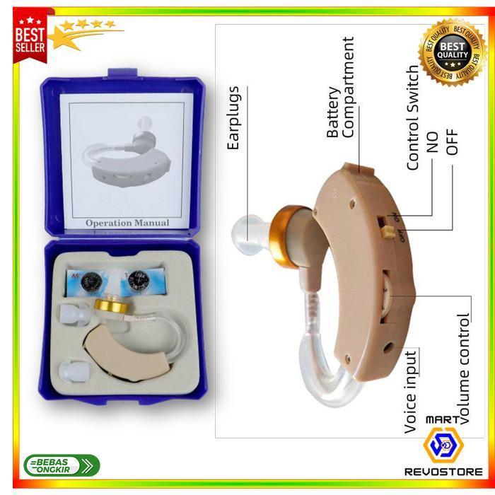 Alat Bantu Dengar Telinga Hearing Aid Pendengaran Orang Tua Lansia
