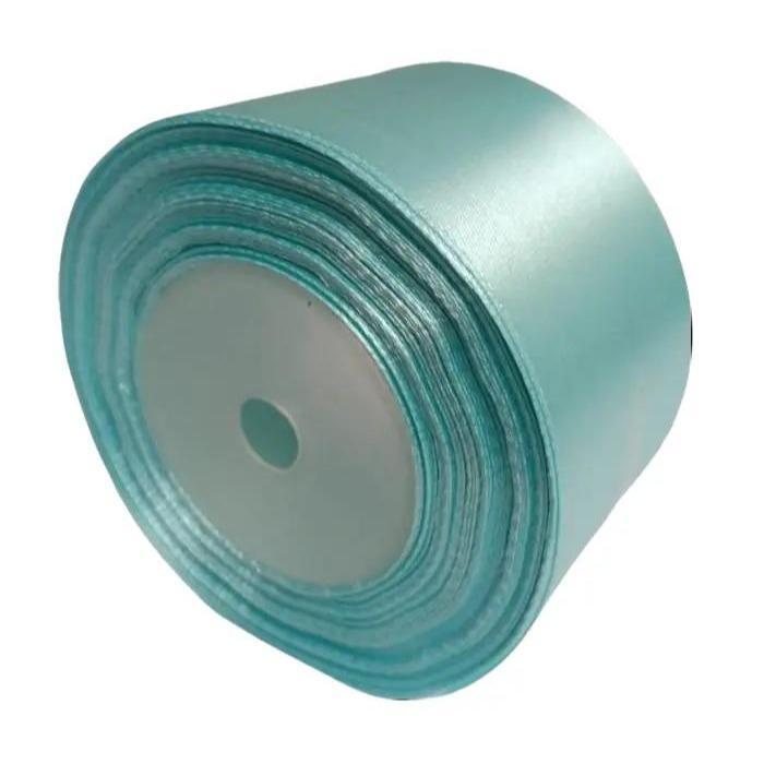 Pita Satin Biru Muda 1.5 Inch 4Cm Per Roll Pita Kado Pita Bucket Bunga Pita Hias Pita Hampers