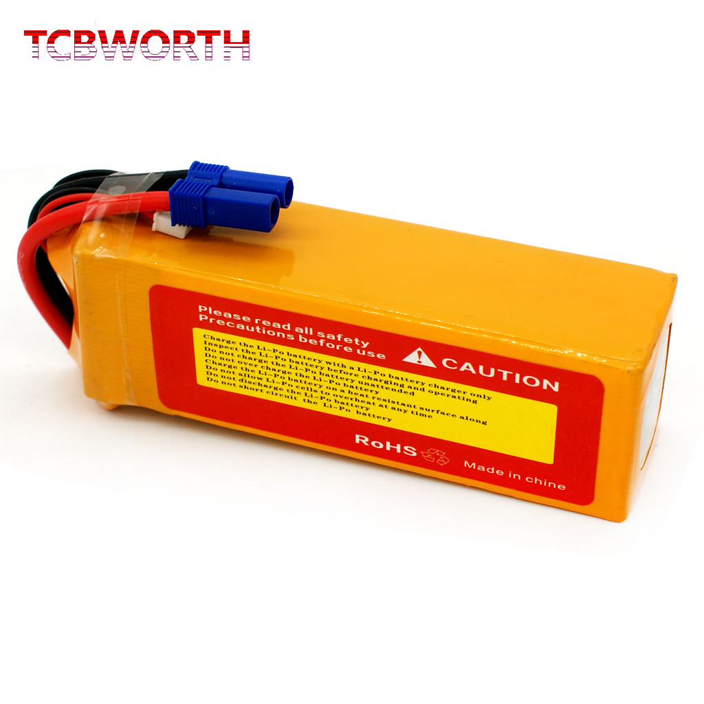 . Tcbworth 3000Mah Rc Lipo Battery 2S 3S 4S 5S 6S For Rc Airplane Car -