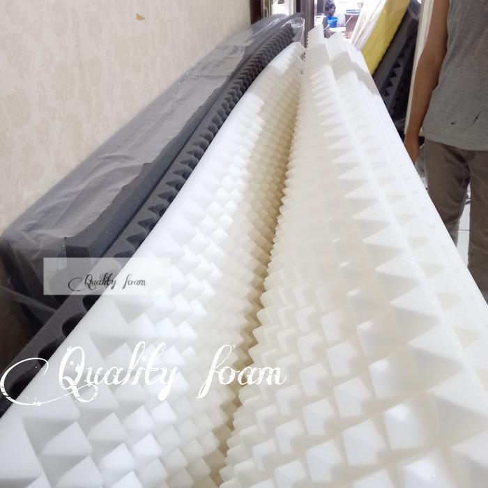 Acoustic foam peredam suara ruangan PIRAMID 20050cm ketebalan 6cm