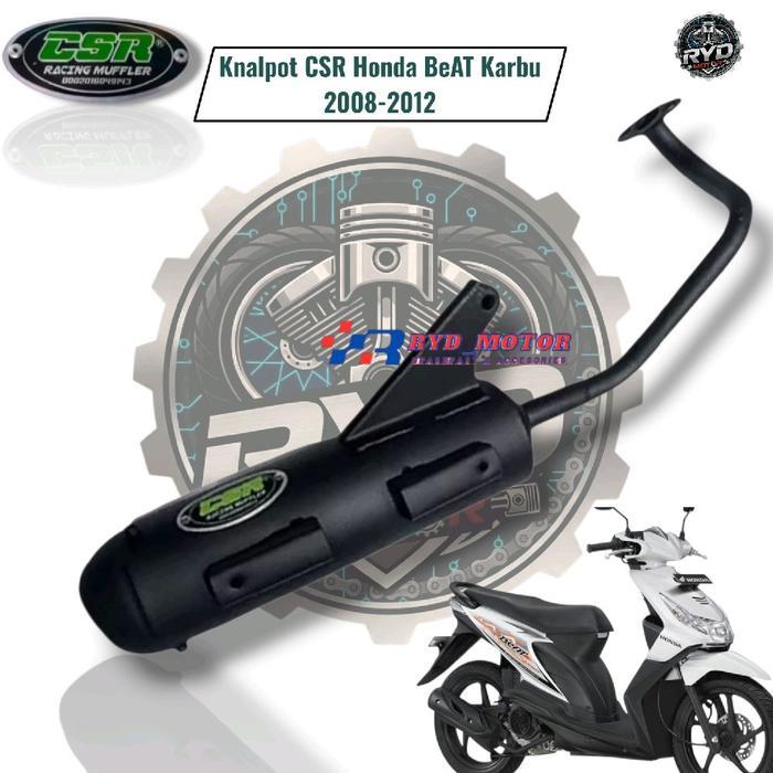 Csr Knalpot Racing Bobokan Csr Beat Karbu Tahun 2008-2012 Untuk Honda Beat Karbu Model Tahun 2008