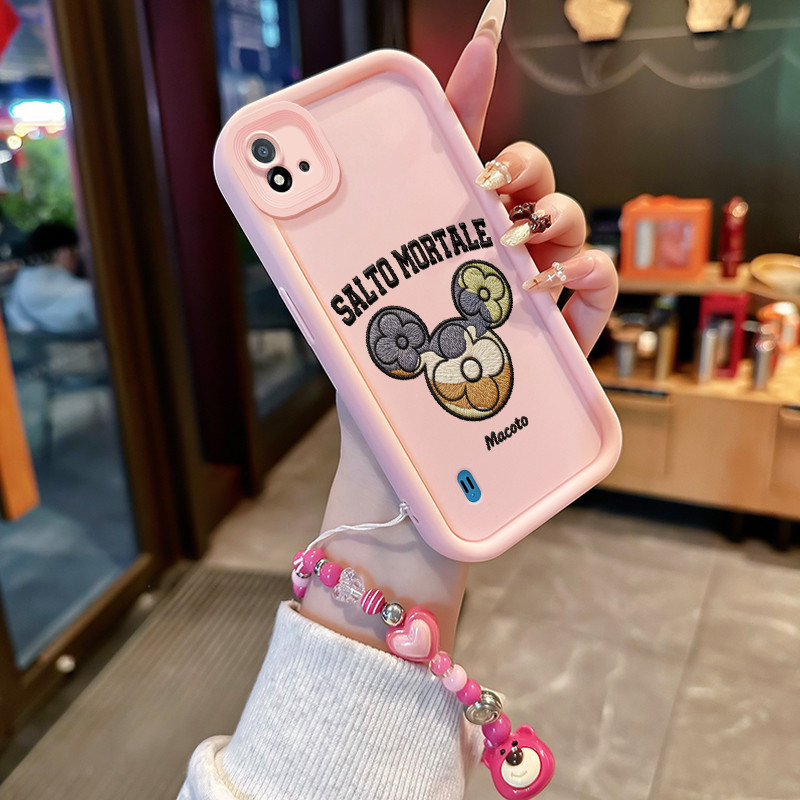 Casing Hp untuk Realme C20 C20A C11 2021 C11 2020 Case Casing HP Softcase ceruk Soft Shell dengan Ta