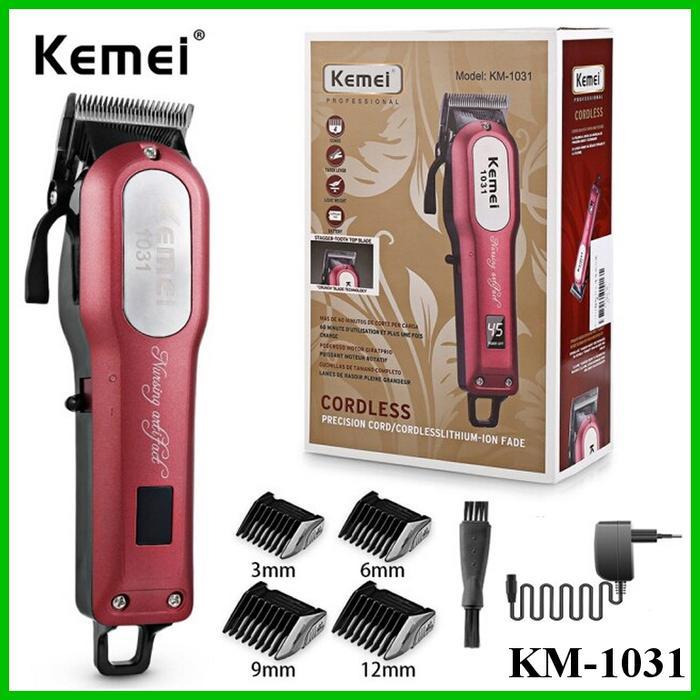 DISKON Kemei KM-1031 Hair Clipper Rechargeable Lithium KM 1031 Original