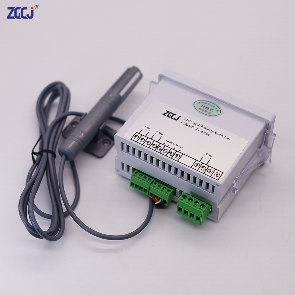DIGITAL DISPLAY MOISTURE METER RANGE 0-99.9%RH AIR HUMIDITY CONTROLLER WITH 4-20MA AND 0-10V OUTPUT