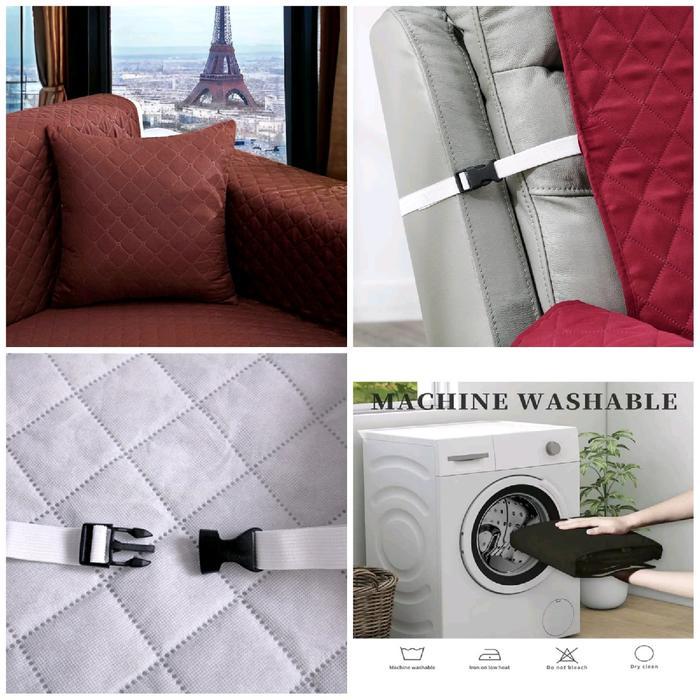 Sarung sofa L protektor / Cover sofa L shape / Sarung sofa adem