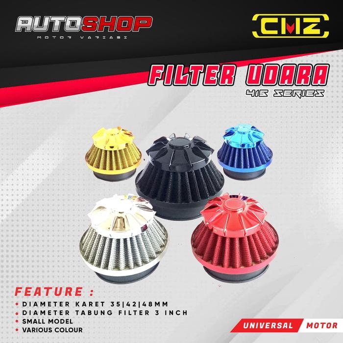 Filter Karbu Mahkota Motor Open Filter Air Filter Universal Motor