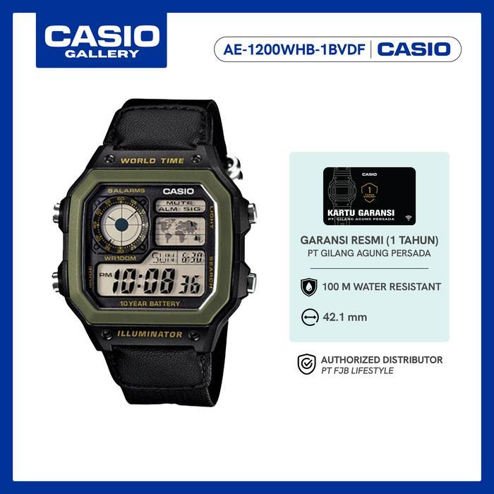 Casio Jam Tangan Pria AE-1200WHB-1BVDF Digital