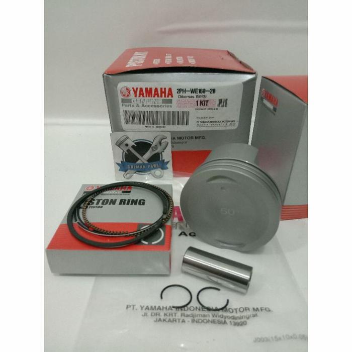 FREE ONGKIR PISTON KIT RING SEHER OS-50/25 YAMAHA MIO M3 125/MIO SOUL GT BISA COD