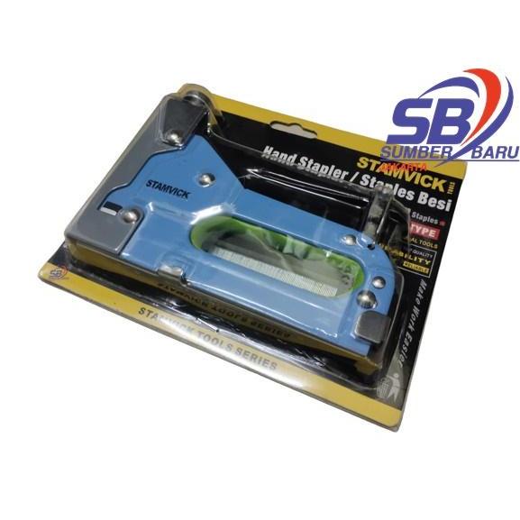 Staples Gun Tacker Stamvick 3 In 1 / Staple Jok Tembak Hekter 3 Way