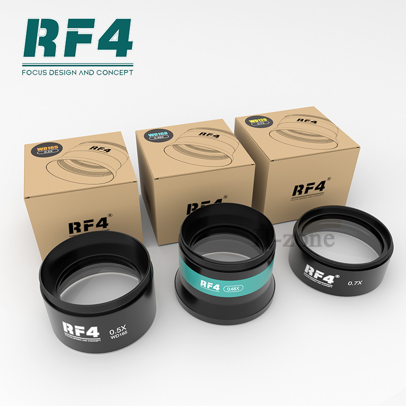 RF4 new microscope lens 0.5X 0.7X 0.48X auxiliary microscope lens for