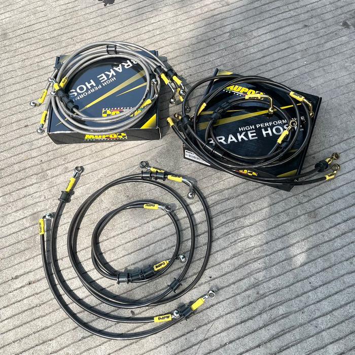 Selang Rem Set 4Pcs Depan Belakang Motor Nmax Old Abs Nmax New Nmax 155 Abs Nmax Turbo Techmax 2015