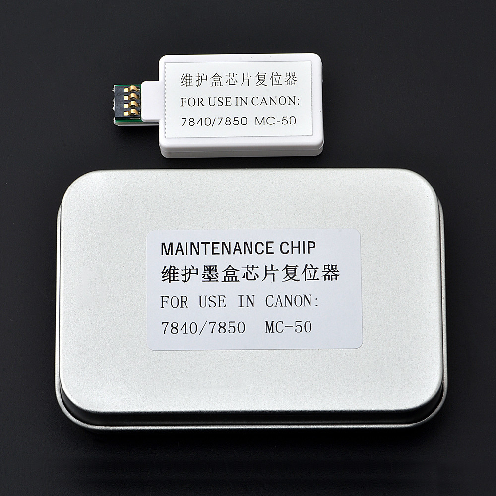 Zerro Waste Ink Box Resetter MC-50 Maintenance Tank Chip Resetter for Canon  7840 7850 7740 7750  Pr