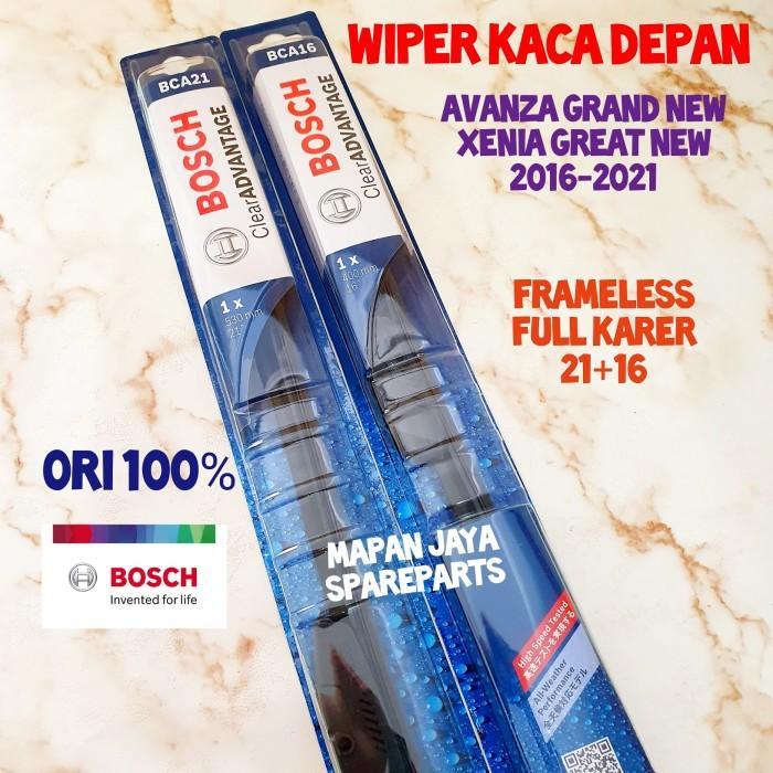 Wiper Kaca Depan Cocok Untuk Avanza Xenia Grand New Frameless Pisang Bosch Asli