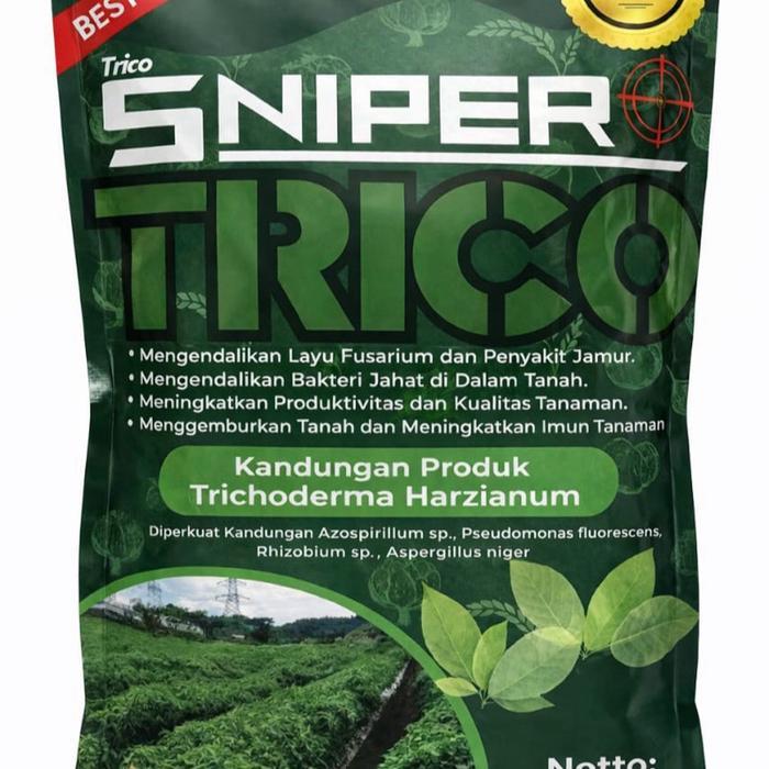 Tricosniper 1kg Trichoderma Harzianum + PGPR (Pengendali Layu Fusarium, Busuk Batang dan Antraknosa)