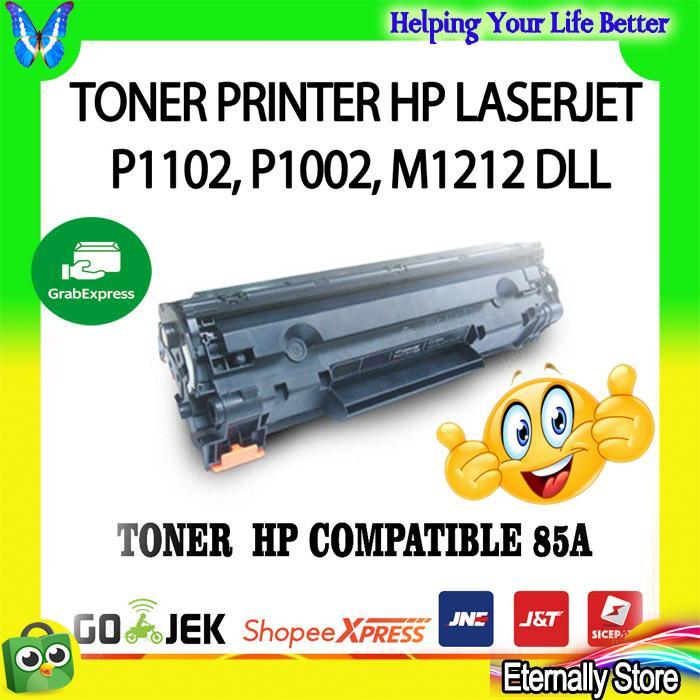TERBARU Toner Printer HP Laserjet P1102 Cartridge 85A CE 285A P1102W Kompatibel Hitam Monochrome