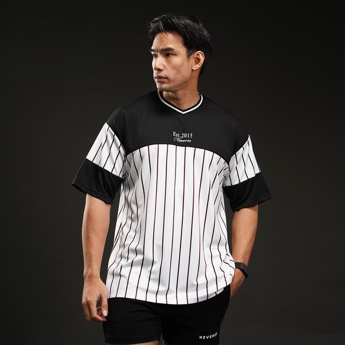 Premium Neveres Champion Stripes Rugby Oversized