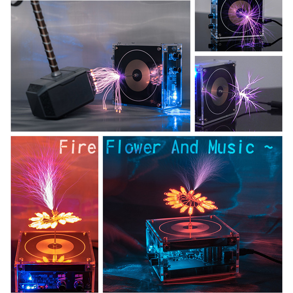 . Multi-Function Tesla Music Tesla Coil Speaker, Wireless Transmission -