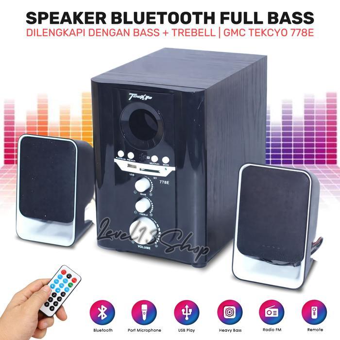 Robot - Speaker Aktif Sr 878 F / Sr 878 E / 778E Audio Multimedia 2.1 Super Woofer Bluetooth Super
