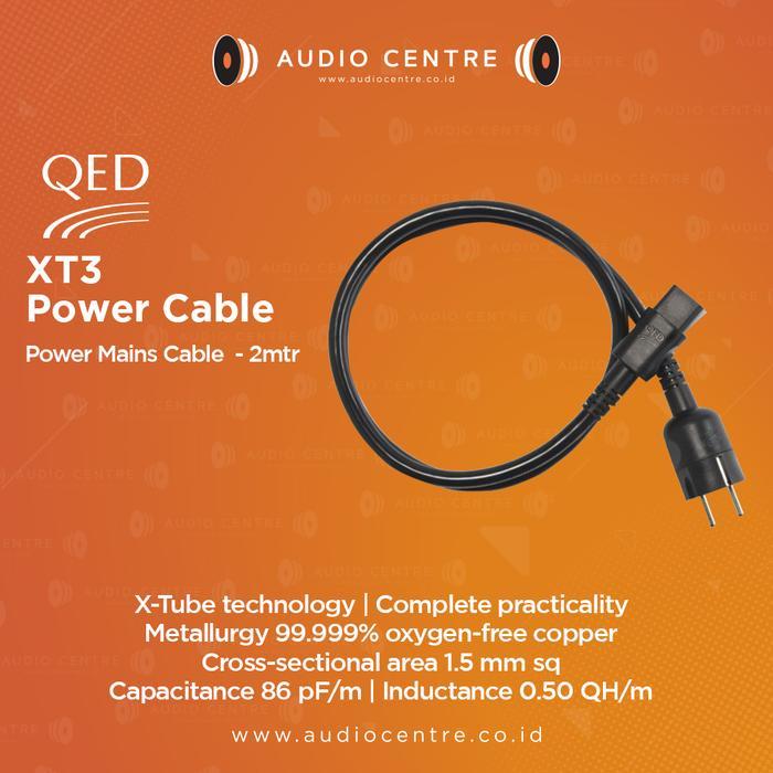 PROMO QED XT3 XT 3 Power Main Cable EU Plug