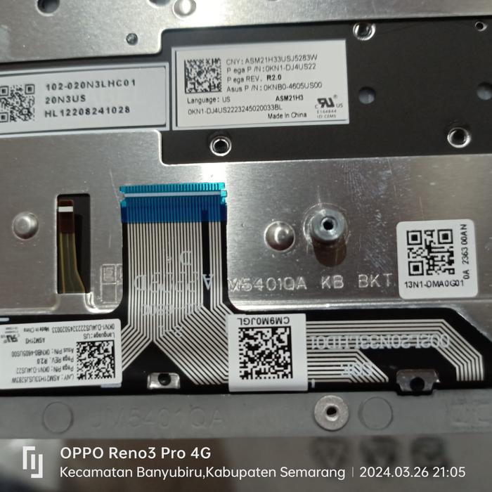 MEW FRAMEKEYBORDLAPTOPASUS Zenbook UX5401 UX5400 UX5400E UX5401EA U - (05/26)