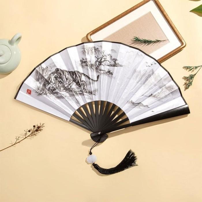 Promo Kipas Lipat Cina Kipas Tangan Lipat Jumbo Kipas Lipat Sutra China Kipas Lipat Tradisional
