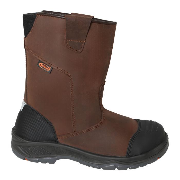 Spesial Produk Pilihan Dr Osha Mustang 9373 S1 Composite Safety Shoes Boot - Brown Pasti Suka