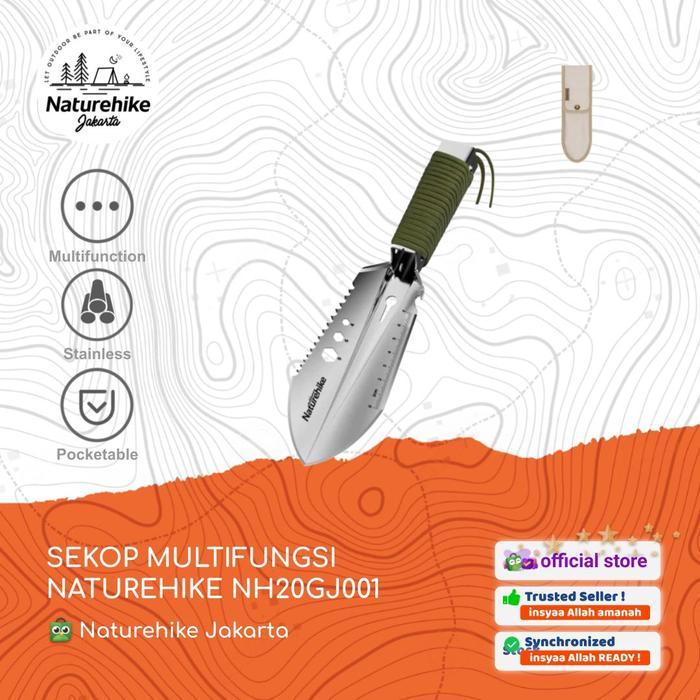 SEKOP MULTIFUNGSI NATUREHIKE NH20GJ001 CAMPING PISAU GERGAJI