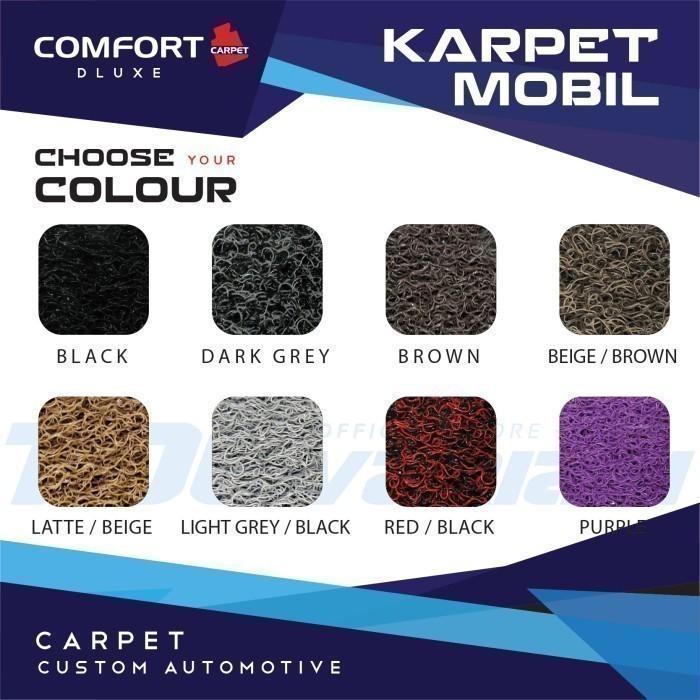 VW Scirocco Karpet Mobil Coil PVC Comfort Deluxe 12mm Custom
