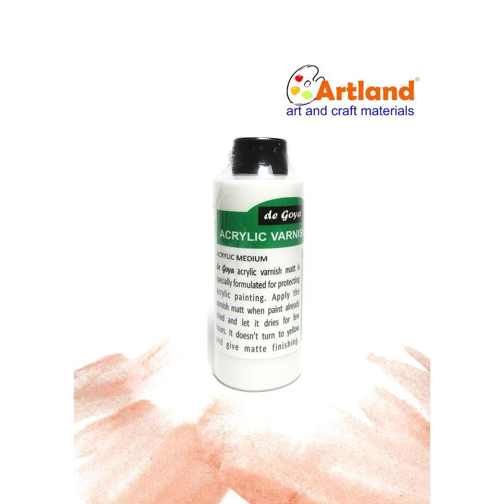 De Goya Acrylic Varnish Pelapis Cat Lukis