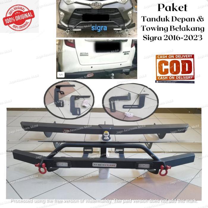 PAKET BUMPER DEPAN BELAKANG BESI SIGRA 2016-2023 Car