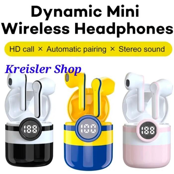 Wireless headset Pro12 Earphone bluetooth Minion Headset lucu