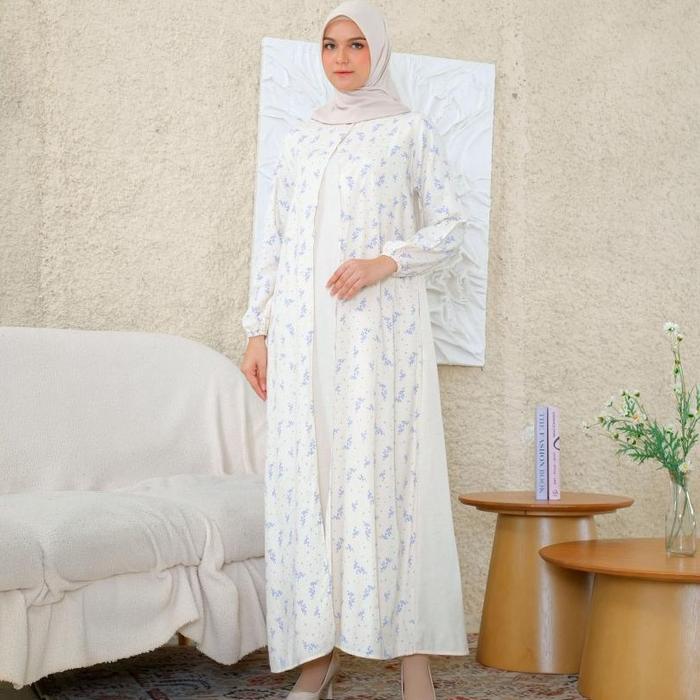 RILLEY - Gamis Khansa Gamis Bahan Adem Gamis Wanita Bahan Linen RL