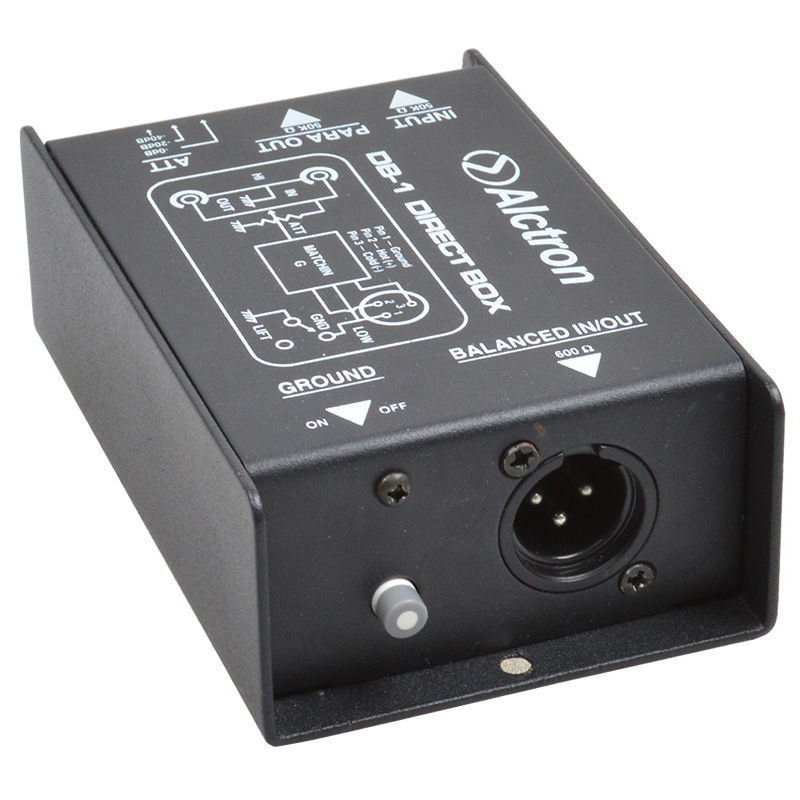 " Alctron Db-1 Di Direct Box Arrive, Passive Di Direct Box - 1 "