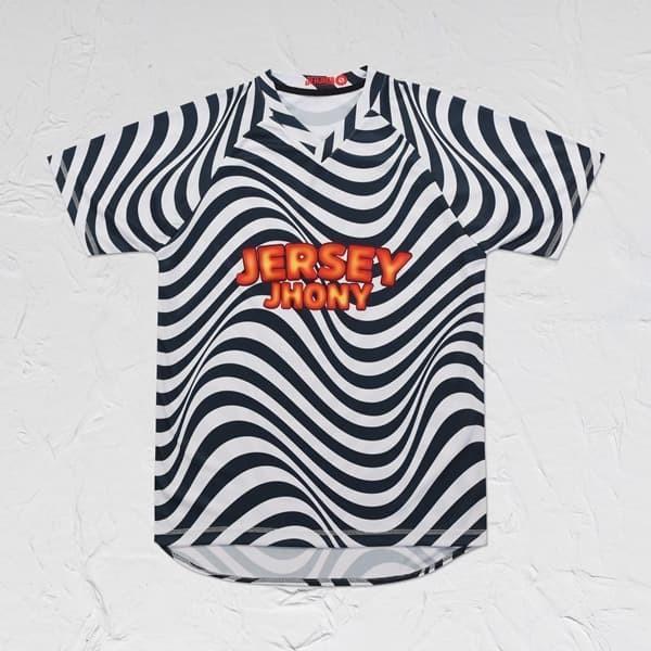 Jersey Sepeda Jersey Gowes Kaos Sepeda Pria Zebra