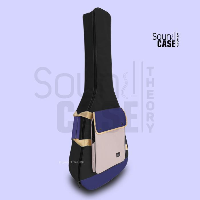 Softcase Gitar Akustik Jumbo Bahan Baby Ripstop Busa 8mm Hitam Muat Yamaha F310 Cort AD810