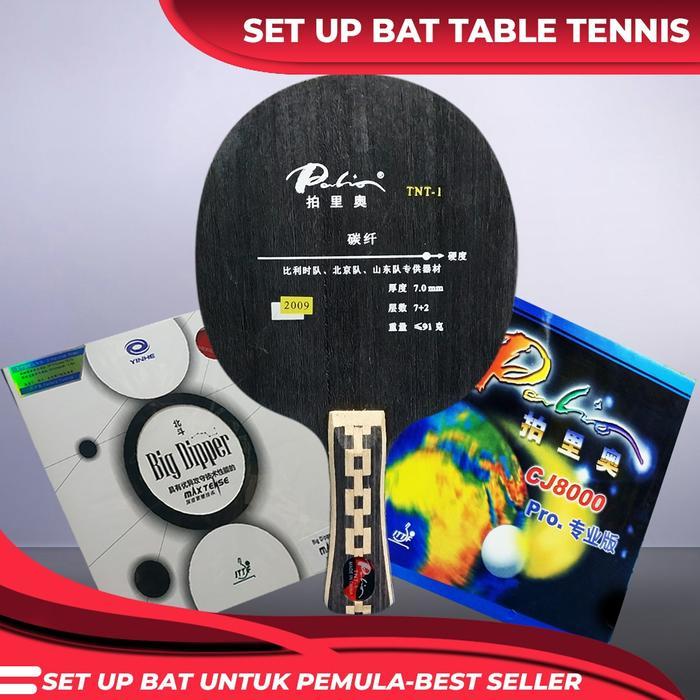 Setup Tenis Meja Pingpong Palio TNT-1 Carbon Big Dipper CJ8000 Pro