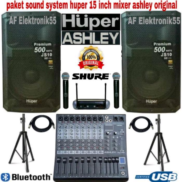 PROMO SALE Paket Sound System Speaker Huper 15 Inch Untuk Outdoor Atau Indoor Ori x22