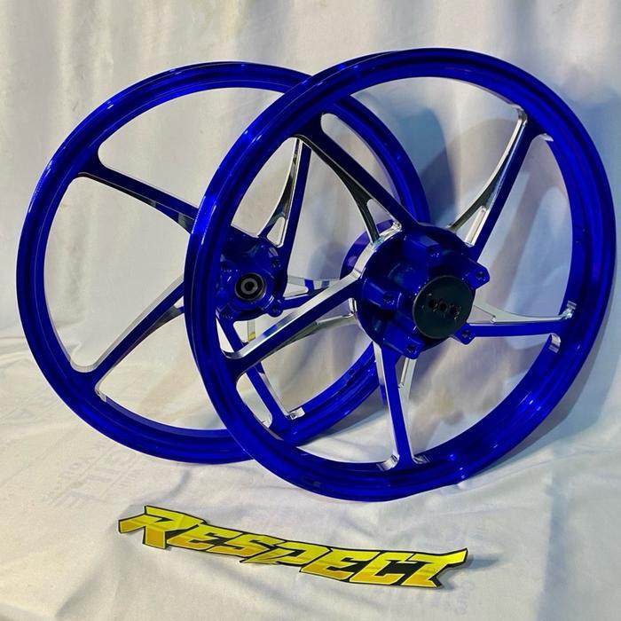 Vleg VND KZR MX KING 160 / 160 Depan belakang Motorcycle - Biru