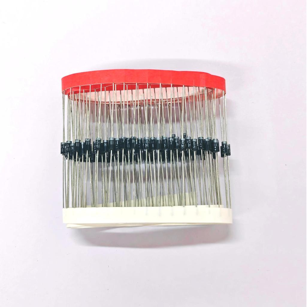 100/200PCS Piezas-diodo rectificador UF4007 FR107 FR207 RL207 1N4937 1N5392 1N5399 1N5817 1N5818