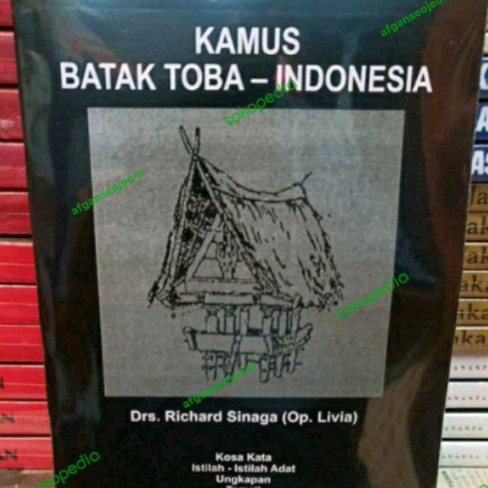 buku kamus batak Toba Indonesia