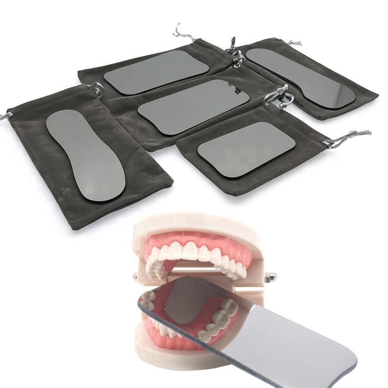 1 Pcs/5Pcs Dental Orthodontic Intraoral Photographic 2-Sided Rhodium