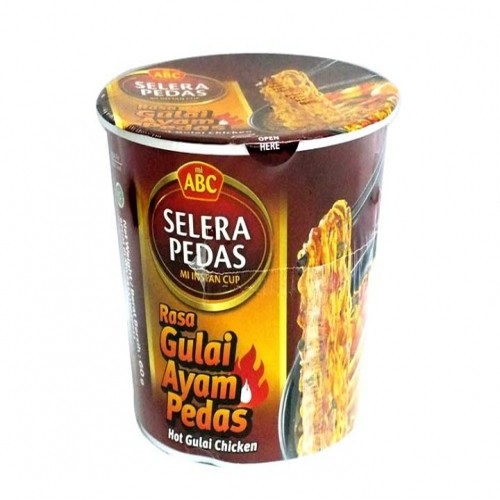 S41083 ABC SELERA PEDAS GULAI AYAM PEDAS MIE CUP 65GR MAJU BERSAMA (20260531)